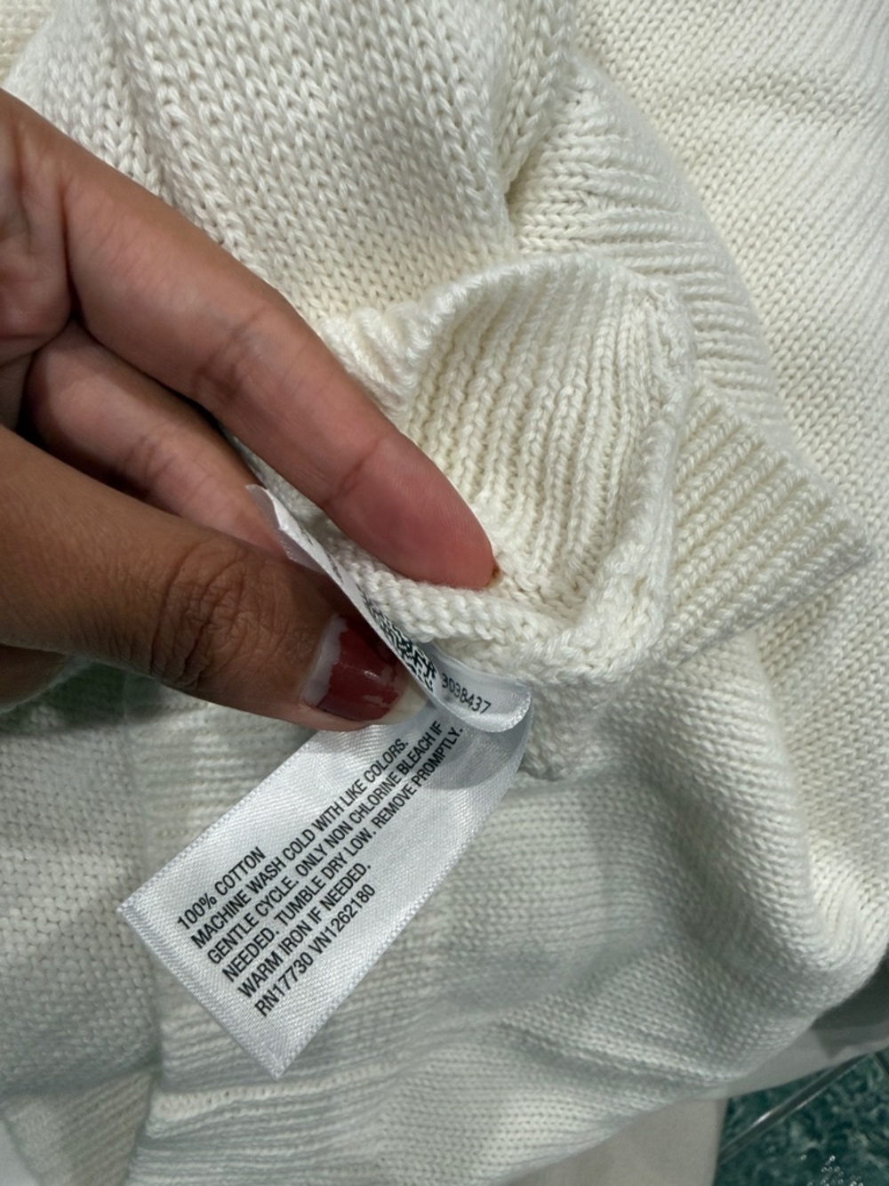 NWT Universal Thread Short Sleeve Cotton Button-up Cardigan Sweater in Cream S - Picture 5 of 5